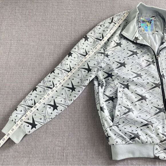 Seven & 7 Stars Zip Up Oversized Lightweight Jacket Unisex Size Large - Picture 7 of 9